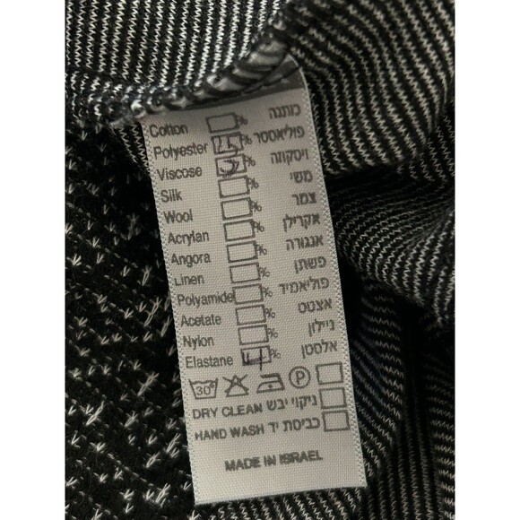 Alembika Knit Sweater Jacket Size 8 10 (2) Side Tie Black Shawl Collar Artsy - Picture 9 of 9